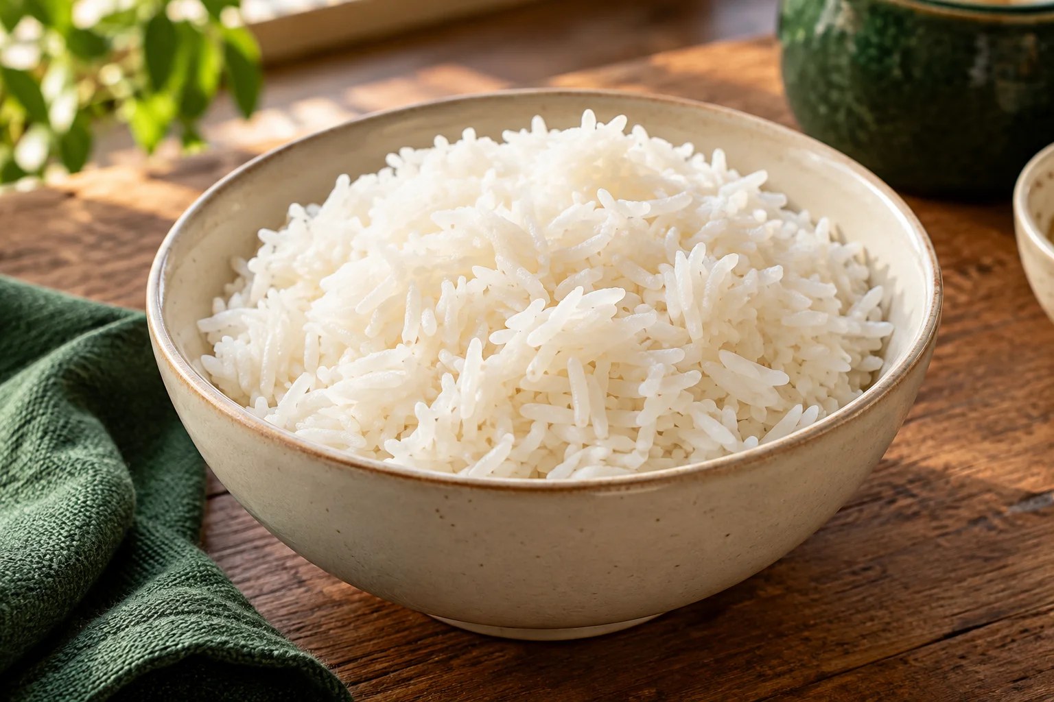 Fluffy Stovetop White Rice